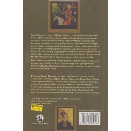History of medieval india by satish chandra orient blackswan pdf